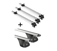 3x Fahrradträger Bike Pro + Dachträger VDP kompatibel mit für Hyundai i30 II Schrägheck 3-5 Türer 2012-2017