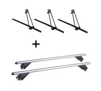 3x Fahrradträger ORION+Alu Dachträger RB003 für für Opel Insignia SW 5Türer ab 1
