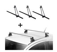 3x Fahrradträger ORION+Dachträger EVO ALU für für Hyundai i30 (GD) 3-5Tür 2012-2