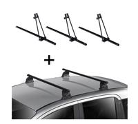 3x Fahrradträger ORION+Dachträger EVO STA für für Peugeot 5008 No Rails 5Tür 200