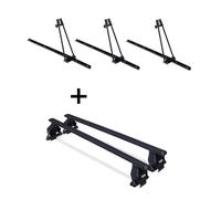 3x Fahrradträger ORION+Dachträger Tema Stahl für für Toyota Passo 5Tür 05-11