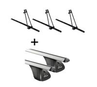 3x Fahrradträger ORION + Dachträger VDP kompatibel mit für Hyundai i30 II Schrägheck 3-5 Türer 2012-2017