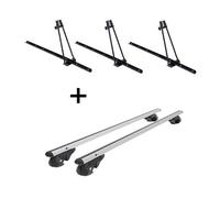 3x Fahrradträger ORION + Dachträger VDP004 L kompatibel mit für Mercedes E-Klasse Kombi 95-08