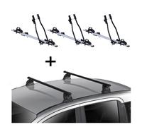3x Fahrradträger SAGITTAR+Dachträger EVO STA für für Opel Astra J Berlina 4Tür 1