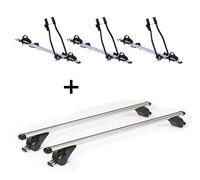 3x Fahrradträger SAGITTAR+Dachträger KING1 für für Opel Grandland X 5Tür ab 17