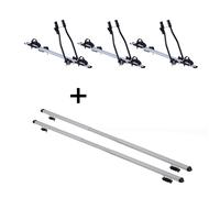 3x Fahrradträger SAGITTAR + Dachträger RAPID kompatibel mit für Seat Ateca (5Türer) ab 16