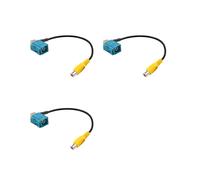 3X Fakra Z Buchse auf RCA Buchse Videokabel Adapter Auto Rückfahrkamera Adapterkabel für (B)