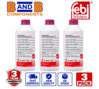 3x FEBI 38200 G13 Kühlmittel Frostschutz 1,5L Lila VW Audi Seat Skoda TL 774 J