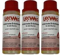 3X LecWec Öldichtung 100ml gegen Ölverlust Motor und Getriebe Lec Wec Dichtung