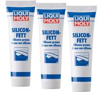3x LIQUI MOLY 3312 Silicon-Fett transparent, 100g