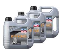 3x Liqui Moly Motorbike 2T Offroad Motorrad Motoröl API TC ISO L-EGC JASO FC 4L