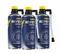 3x Mannol 9906 Reifendoktor Reifendicht Pannenhilfe Reparatur Luftverlust 450ml