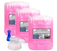 3x MANNOL Longlife Kühlerfrostschutz AF12+, 20L + Hahn