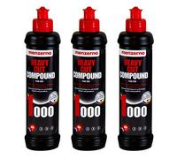 3x MENZERNA Heavy Cut Compound 1000 Schleifpolitur Politur Schleifpaste 250 ml