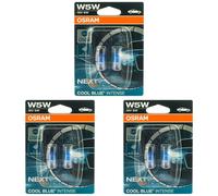 3x OSRAM COOL BLUE INTENSE W5W DUOPack Blinkleuchte 12V W21x95d Glühbirnen