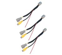 3x RCA-Video-Rückfahrkamera-Adapterkabel für Mitsubishi Outlander ASX GF GG ZJ