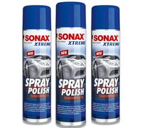 3x SONAX 02413000 XTREME SprayPolish Lack Sprüh Politur Schaumpolitur 320 ml