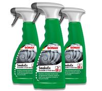 3x SONAX 02922410 SmokeEx Geruchskiller Geruchsentferner Frischespray 500 ml