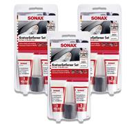 3x SONAX 03059410 Kratzer Entferner Set Polieren Lack Kratzer Entferner 50 ml