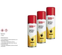 3x SONAX 03302000 MotorPlast Schutzlack MotorSchutzlack Lackpflege 300 ml