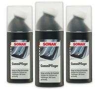 3x SONAX 03401000 GummiPfleger Autopflege Fensterdichtungen Pflegemittel 100 ml