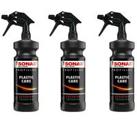 3x SONAX 1 l PROFILINE PlasticCare frischt auf, pflegt und kaschiert Kratzer