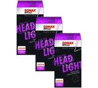 3x SONAX Aufbereitungs-Set, Scheinwerfer PROFILINE CeramicCoating CC Headlight