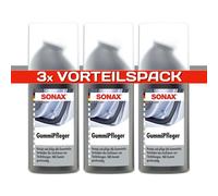 3x Sonax Gummipfleger Schwammapplikator 100ml Kunststoff-Flasche