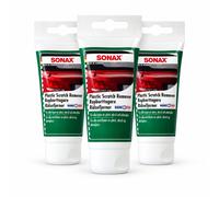 3x SONAX KratzerEntferner Kunststoff 75ml Politur Plexiglas Kratzer Entferner