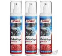 3x SONAX TIEFENPFLEGER SEIDENMATT 300ML KUNSTOFFPFLEGER KUNSTOFFREINIGER PFLEGE