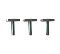 3x T-Schlitzschrauben Stahl 27mm für Dachträger Dachbox Fahrradträger Skiträger