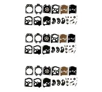 3x Vergaser Membran Satz Reparatursatz für Walbro D10-WAT WA WT Dolmar Solo 2023