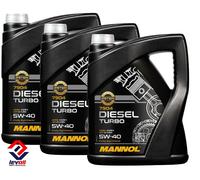 60 (12x5) Liter MANNOL Diesel Turbo 5W-40 Motoröl