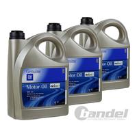 3x5L ORIGINAL GM 5W-30 dexos1 Gen 3 MOTORÖL ÖL für neuere OPEL TURBO LSPI