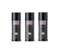3XKettenspray LIQUI MOLY 1591 Motorbike Kettenspray weiß Spezialfett Dose 400 ml