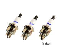 3xZündkerze für B4LM J19LM Briggs Stratton Sabo Wolf Rasenmäher Pumpe Motorhacke