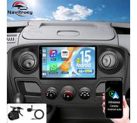 4+128GB Carplay Android 15 Autoradio Für Renault Master III 2010-2018 Navi +Kam