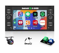 4+64G Android 13 Autoradio für Ford Transit/Fiesta/Focus/Focus2/Galaxy/Mondeo mit Wireless Carplay Android Auto Navi 2Din 7 Zoll Touchscreen Bildschirm Auto Radio Bluetooth DSP WiFiRückfahrkamera