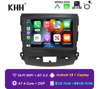 4+64G Android 13 Autoradio Für Mitsubishi Outlander Citroen Peugeot 4007 GPS Nav
