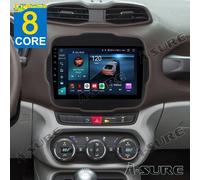 4+64G Android 14 Autoradio GPS CarPlay SAT NAV WIFI Für Jeep Renegade 2015-2020