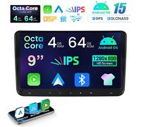 4+64G Android 15 Autoradio CarPlay Navi für VW Golf 5 6 Touran Tiguan Passat EOS