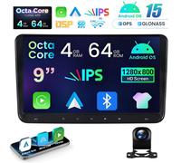 4+64G Android Autoradio Carplay GPS Navi für VW Golf Mk5/6 Polo 6R Tiguan Touran