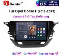 4+64GB 8-Kern V1PRO Autoradio Android15.0 Carplay GPS Für Opel Corsa F 2019-2023