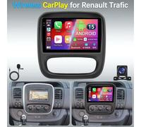 4+64GB Android 15 Carplay Autoradio Für Renault Trafic 3 Opel Vivaro B GPS Navi