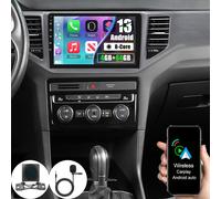 4+64GB Autoradio Für Volkswagen Golf Sportsvan 2016-2019 Android 13 Carplay GPS