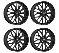 4 Alu Felgen AEZ Porto black 8.0Jx19 5x112 für Opel Adam Astra Meriva Signum Vec
