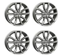 4 Autec Uteca Winter Felgen 7,5x17 5x114,3 SIL für Toyota RAV4 Auris Avensis C-H