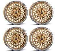 4 Borbet Felgen B 8.0x17 ET45 5x112 GOLDP für Mini Clubman Countryman