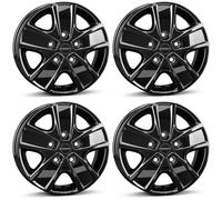 4 Borbet Felgen CWG 6.0x16 ET68 5x130 SW für Bürstner Wohnmobil