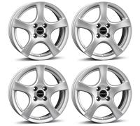 4 Borbet Felgen F 6.5x16 ET45 4x100 SIL für Chevrolet Aveo Kalos